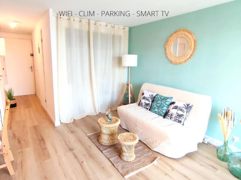 L'Escapade : Charmant T2 -Parking Gratuit, Piscine, Wifi, Clim Gruissan Exterior photo